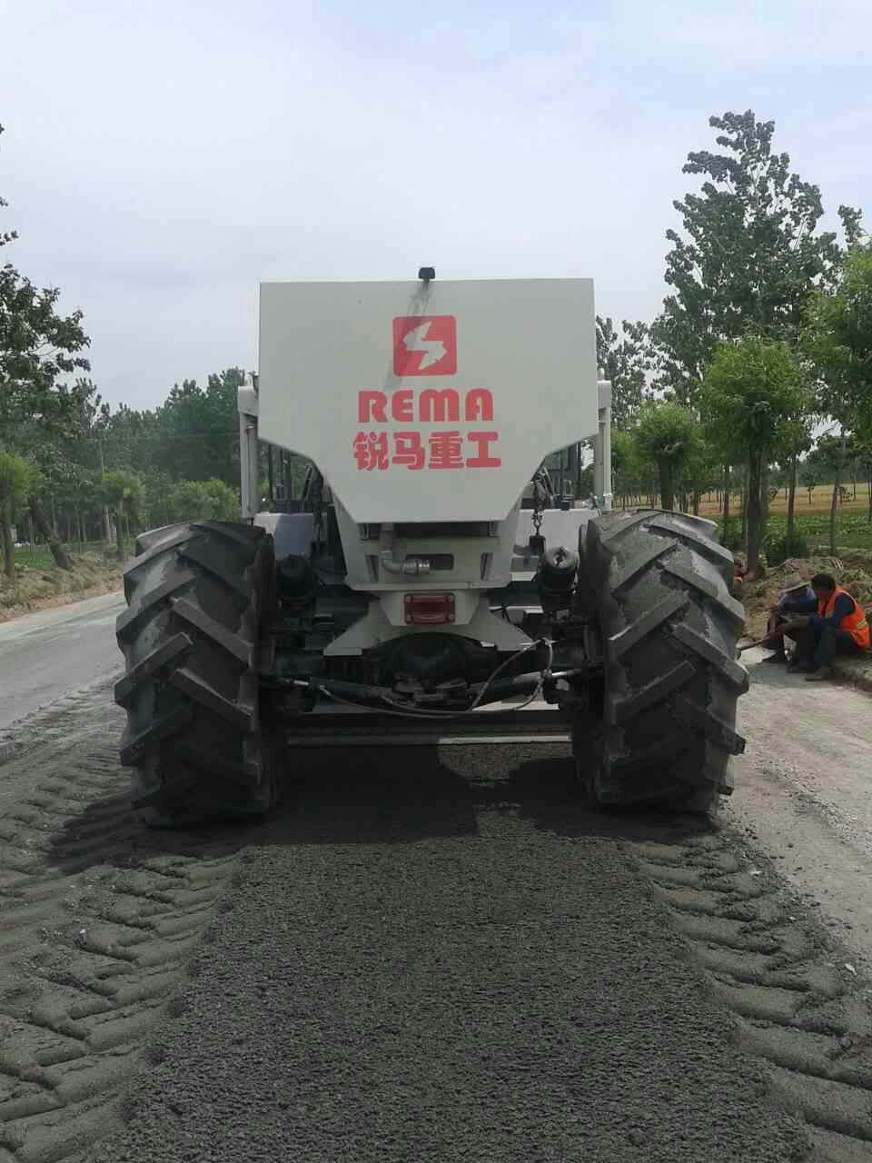 WR2300V，淮陽省道冷再生效果